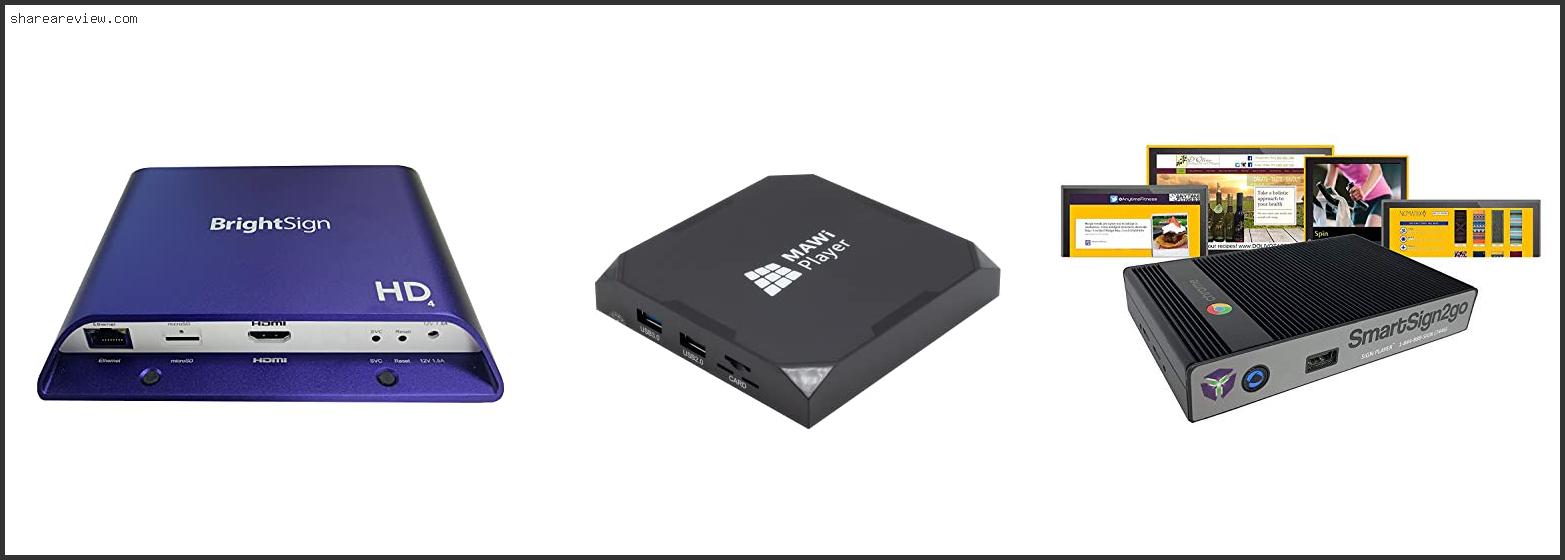 Top 10 Best Digital Signage Player Reviews & Buying Guide In 2022