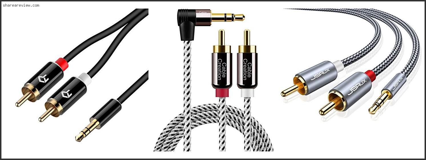 Top 10 Best Rca To 3.5 Mm Cable Reviews & Buying Guide In 2022
