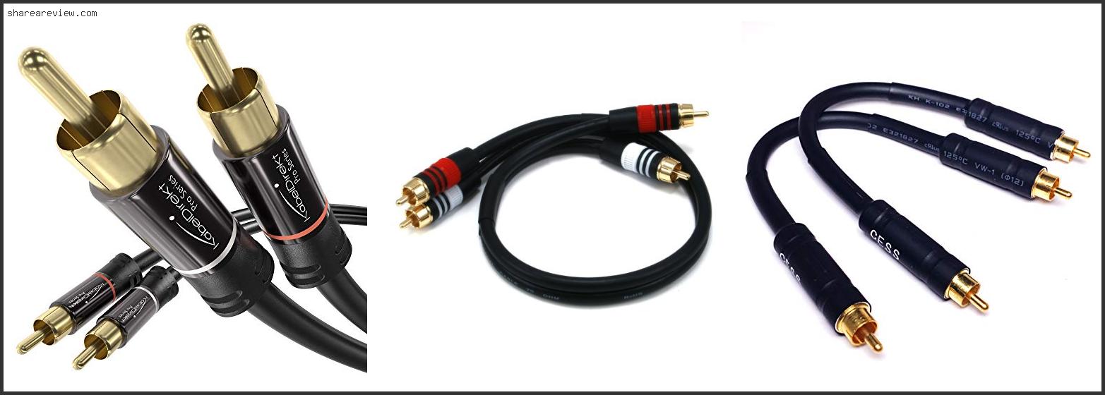 Top 10 Best Rca Cables For Amp Reviews & Buying Guide In 2022