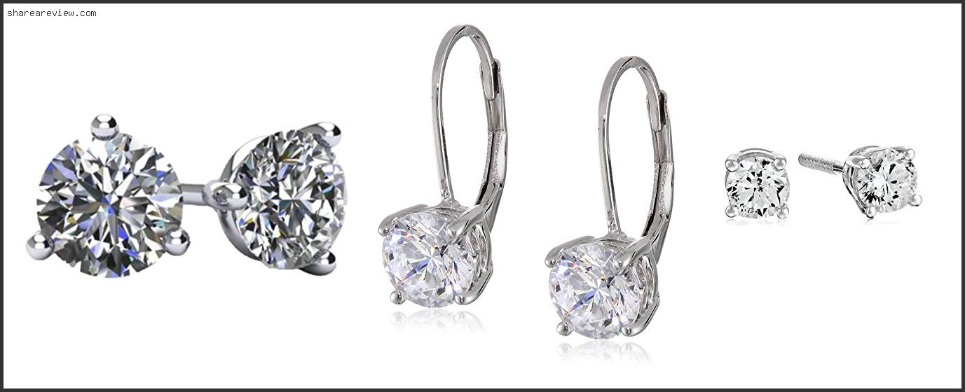 Top 10 Best Fake Diamond Earrings Reviews & Buying Guide In 2022