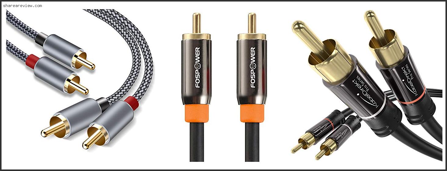 Top 10 Best Rca Cables For Home Theater Reviews & Buying Guide In 2022
