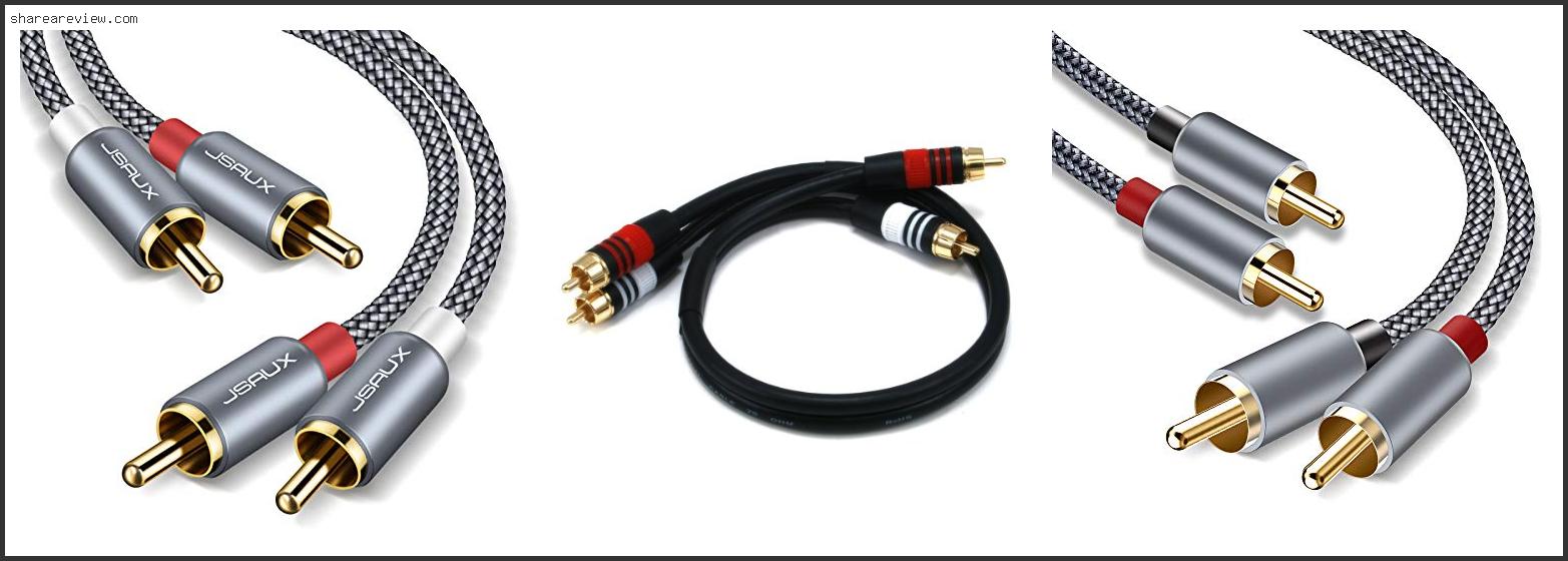 Top 10 Best Rca Cables For Turntable Reviews & Buying Guide In 2022