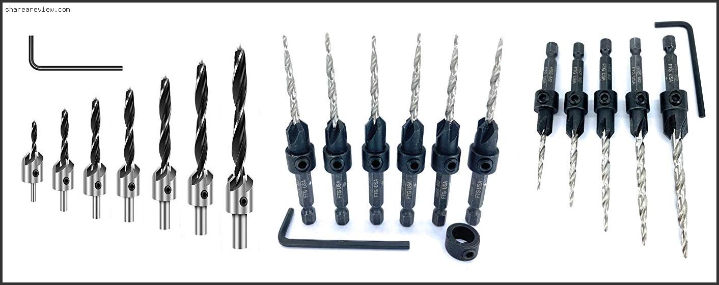 Top 10 Best Countersink Drill Bits For Wood Reviews & Buying Guide In 2022