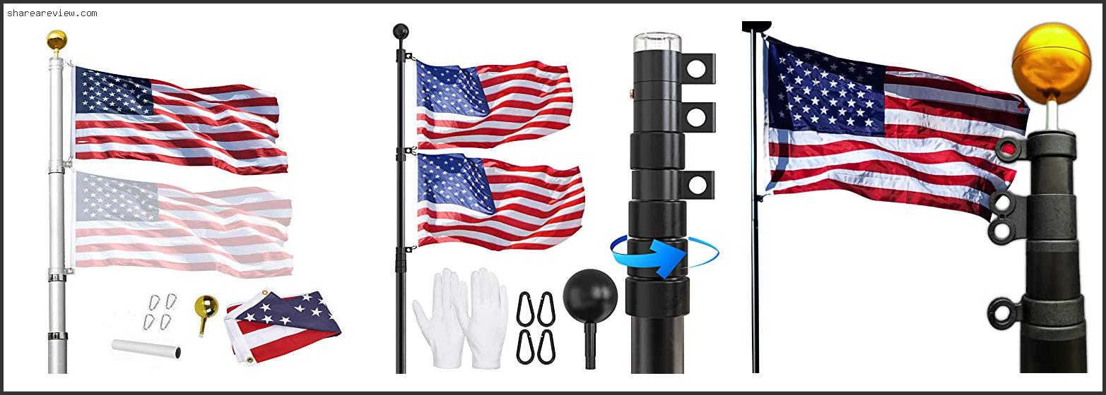 Top 10 Best Telescoping Flagpole Reviews & Buying Guide In 2022