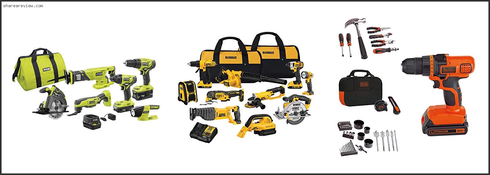 Top 10 Best Power Tool Set Reviews & Buying Guide In 2022 To