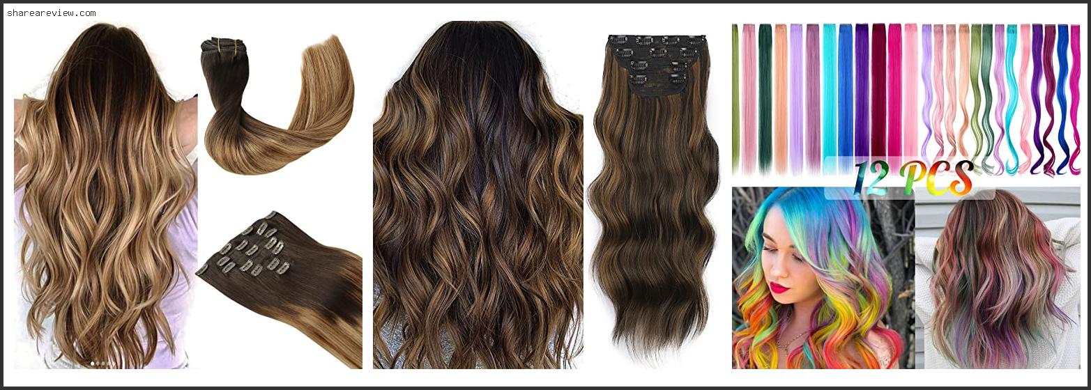 Top 10 Best Synthetic Clip In Hair Extensions Reviews & Buying Guide In 2022