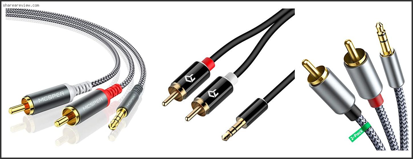 Top 10 Best Rca To Aux Cable Reviews & Buying Guide In 2022