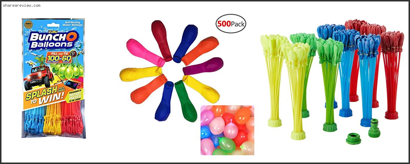 Top 10 Best Balloons For Water Balloons Reviews & Buying Guide In 2022