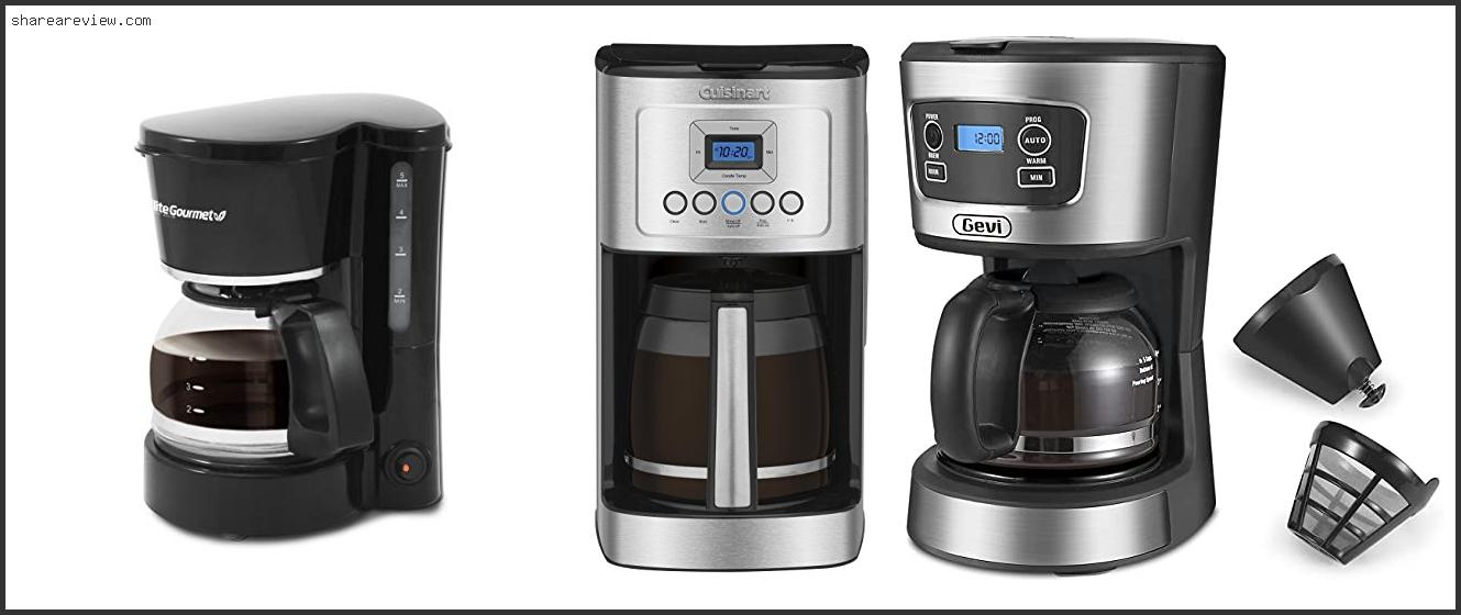 Top 10 Best Coffee Maker With Reusable Filter Reviews & Buying Guide In 2022