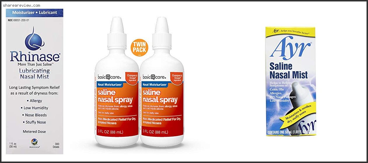 Top 10 Best Nasal Spray For Dry Nose Reviews & Buying Guide In 2022