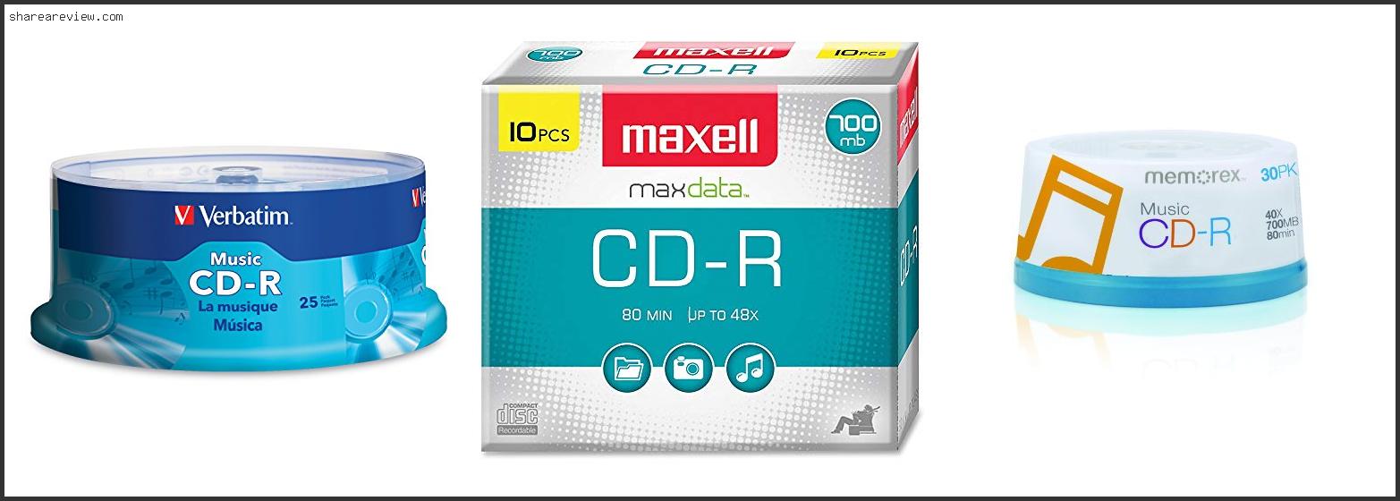 Top 10 Best Cdr For Burning Music Reviews & Buying Guide In 2022