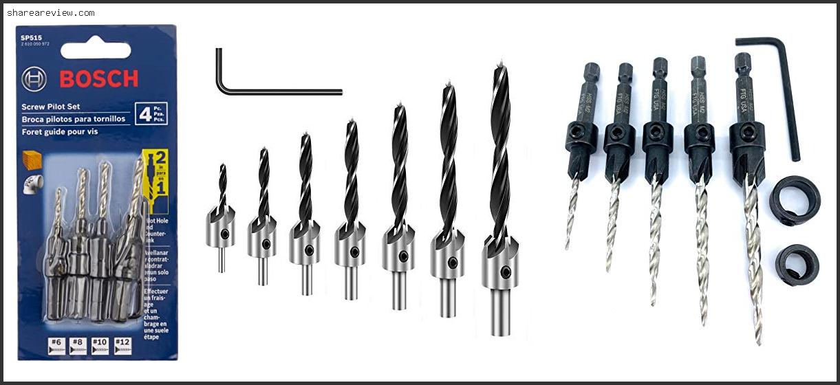 Top 10 Best Countersink Drill Bit Set Reviews & Buying Guide In 2022