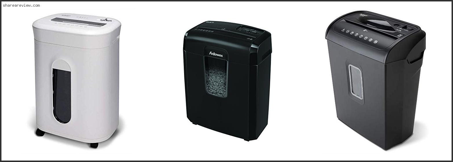 Top 10 Best Micro Cut Shredder For Home Reviews & Buying Guide In 2022