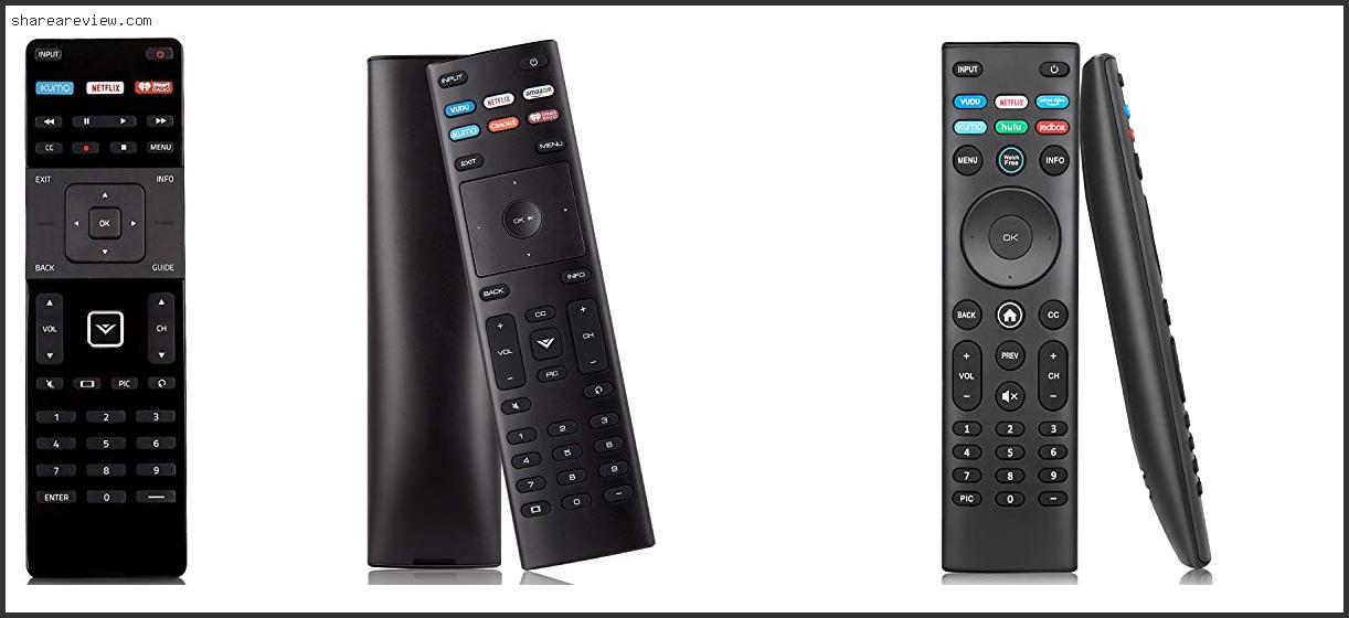 Top 10 Best Replacement Remote For Vizio Tv Reviews & Buying Guide In 2022