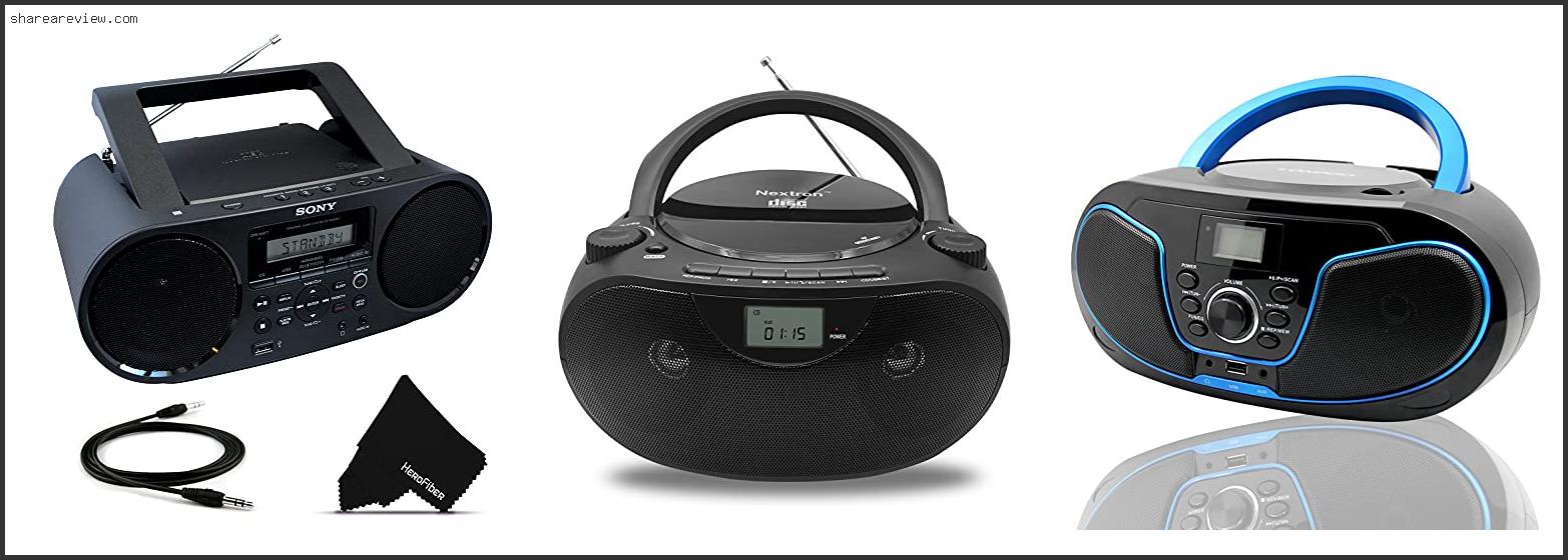 Top 10 Best Small Boombox Cd Player Reviews & Buying Guide In 2022