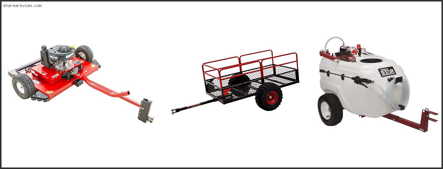 Top 10 Best Pull Behind Mower For Atv Reviews & Buying Guide In 2022