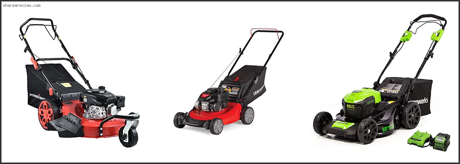 Top 10 Best High Wheel Self-propelled Lawn Mower Reviews & Buying Guide In 2022