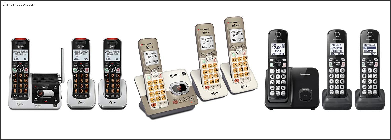 Top 10 Best 3 Handset Cordless Phone Reviews & Buying Guide In 2022