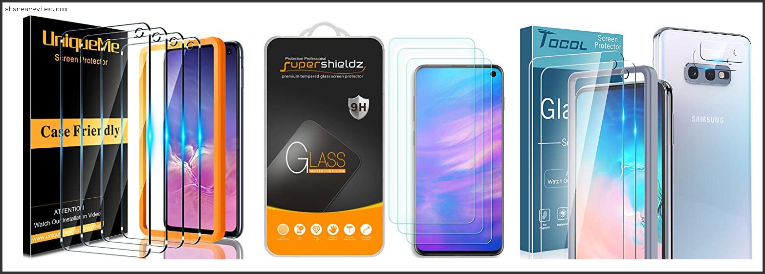 Top 10 Best Tempered Glass Screen Protector S10e Reviews & Buying Guide In 2022