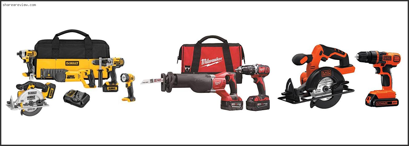 Top 10 Best Cordless Drill And Saw Combo Reviews & Buying Guide In 2022