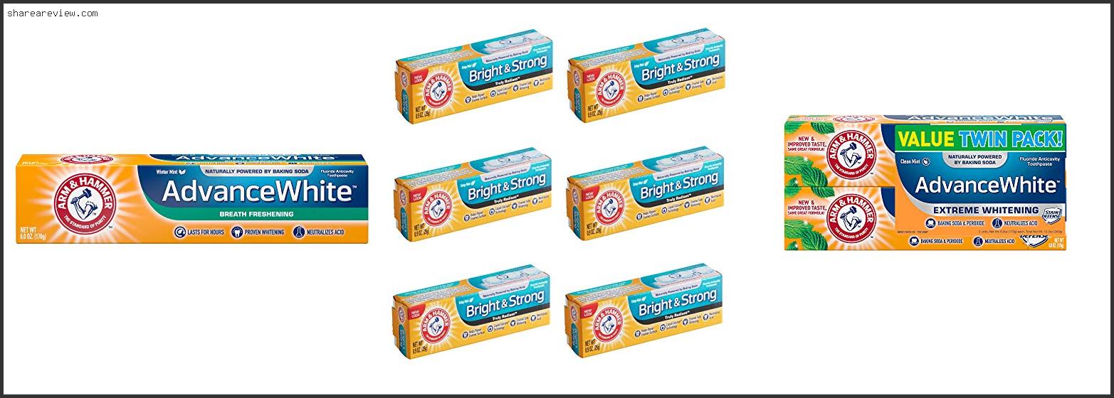 Top 10 Best Arm And Hammer Toothpaste For Whitening Reviews & Buying Guide In 2022