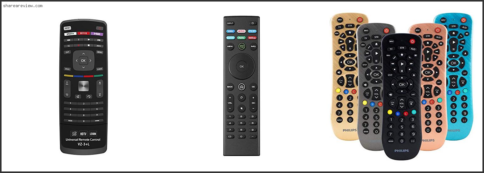 Top 10 Best Universal Remote For Vizio Tv Reviews & Buying Guide In 2022