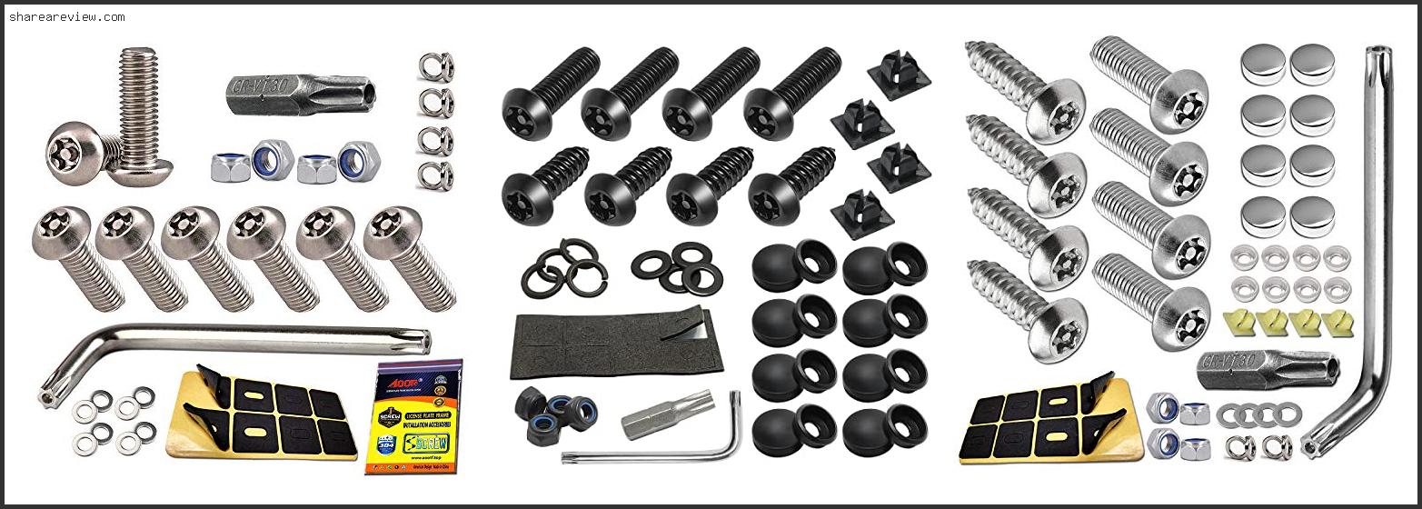 Top 10 Best Anti Theft License Plate Screws Reviews & Buying Guide In 2022