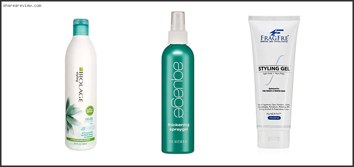 Top 10 Best Hair Gel For Fine Hair Reviews & Buying Guide In 2022