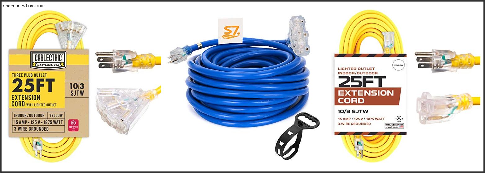 Top 10 Best 10 Gauge Extension Cord Reviews & Buying Guide In 2022