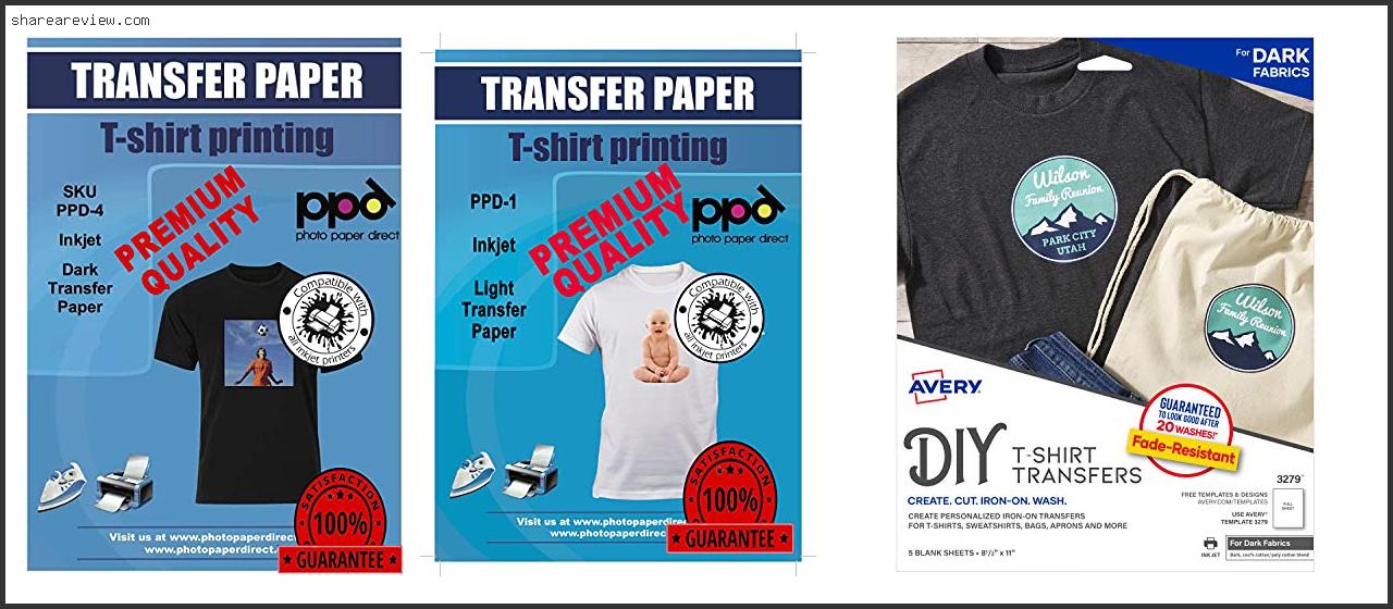 Top 10 Best Shirts For Iron On Transfers Reviews & Buying Guide In 2022