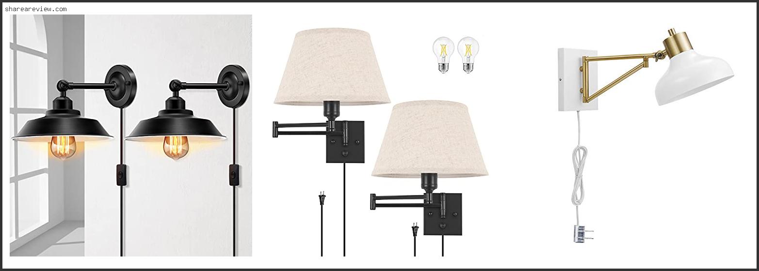 Top 10 Best Plug In Wall Sconces Reviews & Buying Guide In 2022