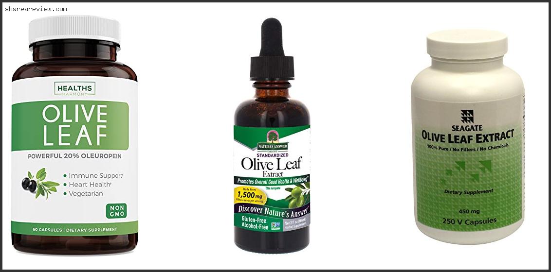 Top 10 Best Olive Leaf Extract Reviews & Buying Guide In 2022