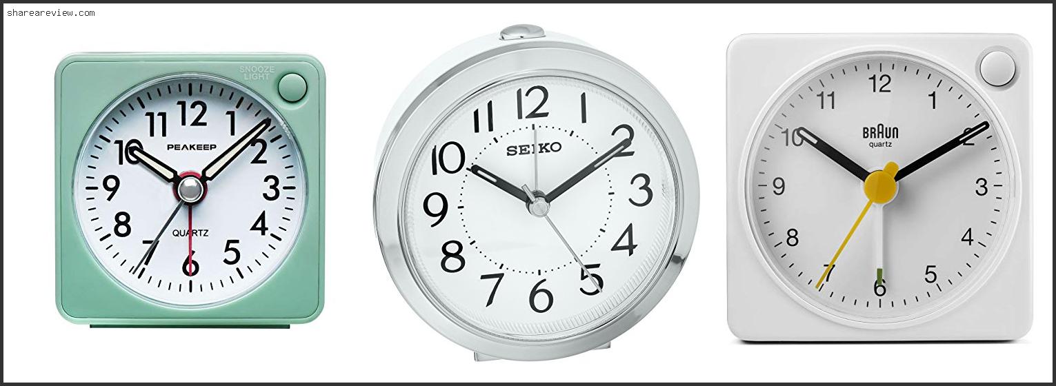 Top 10 Best Quiet Alarm Clock Reviews & Buying Guide In 2022 To